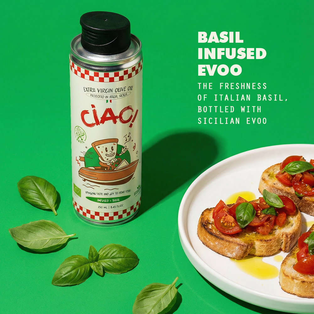 Basil infused EVOO